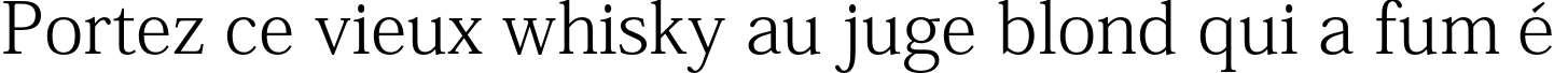 Пример написания шрифтом Adobe Fangsong Std R текста на французском