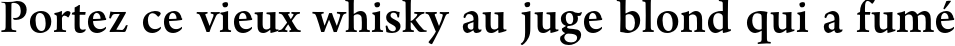 Пример написания шрифтом Adobe Naskh Medium текста на французском