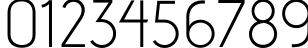 Пример написания цифр шрифтом advent Lt1