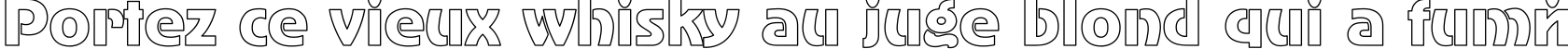 Пример написания шрифтом AdverGothic Ho текста на французском
