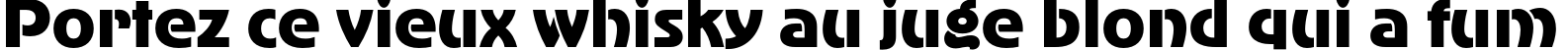 Пример написания шрифтом AdverGothicC текста на французском
