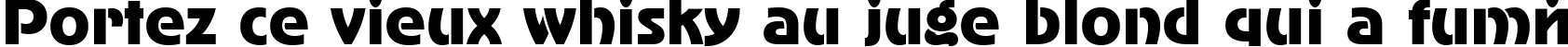 Пример написания шрифтом AdverGothicCTT текста на французском