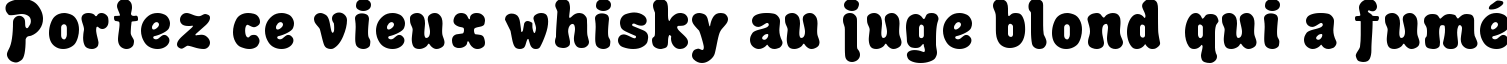 Пример написания шрифтом Advert Regular текста на французском