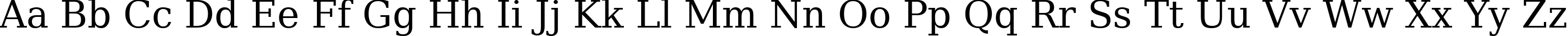 Пример написания английского алфавита шрифтом ae_AlHor