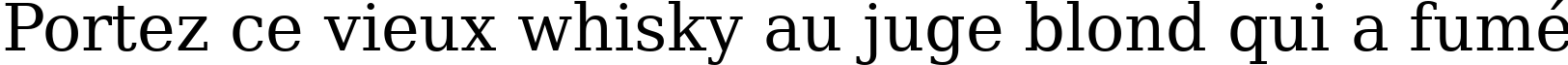 Пример написания шрифтом ae_AlHor текста на французском