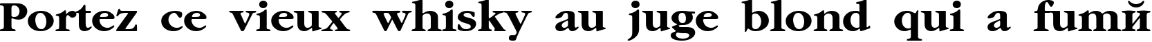 Пример написания шрифтом AG_Garamond Bold текста на французском