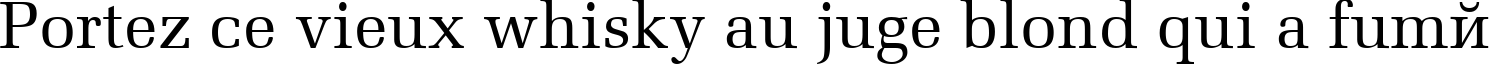 Пример написания шрифтом AGMelanie Roman текста на французском