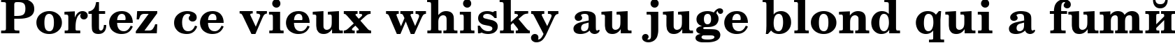 Пример написания шрифтом AGNewHandbook Bold текста на французском