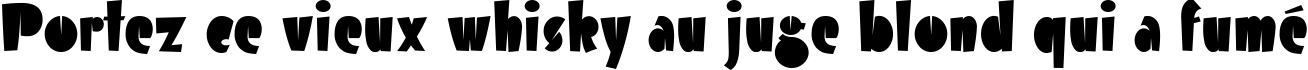 Пример написания шрифтом Airmole текста на французском