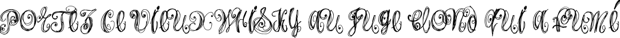 Пример написания шрифтом Airy текста на французском