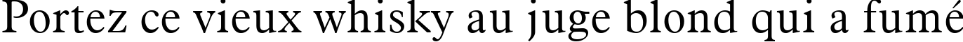 Пример написания шрифтом Aldine 721 Light BT текста на французском
