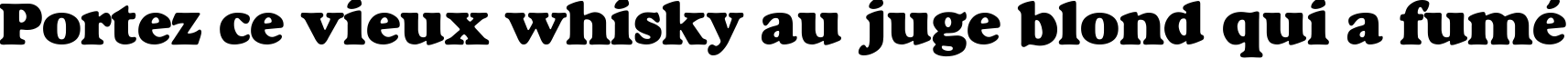 Пример написания шрифтом Alfredo Heavy текста на французском