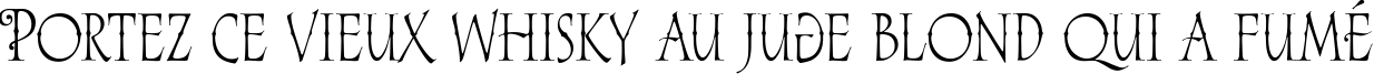 Пример написания шрифтом Alice текста на французском