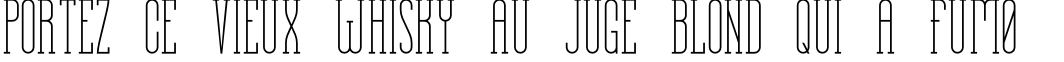 Пример написания шрифтом Alkonaut текста на французском