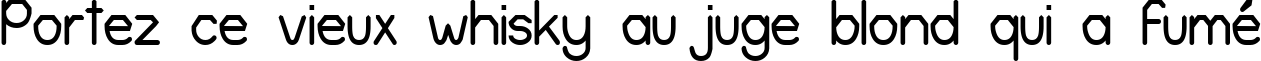 Пример написания шрифтом Alpha Romanie G98 текста на французском