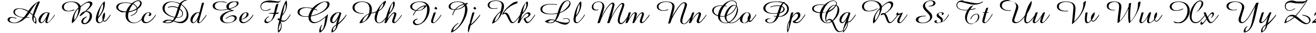 Пример написания английского алфавита шрифтом Amaze Normal