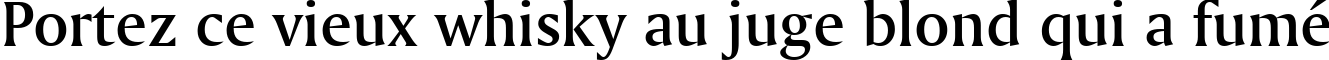 Пример написания шрифтом Amerigo Medium BT текста на французском