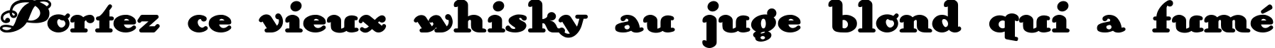Пример написания шрифтом AnAkronism текста на французском