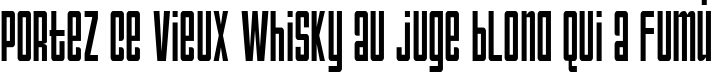 Пример написания шрифтом Anarchy Normal текста на французском