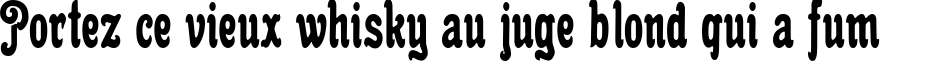 Пример написания шрифтом Anfisa Grotesk текста на французском
