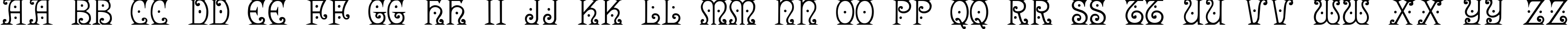 Пример написания английского алфавита шрифтом Angel