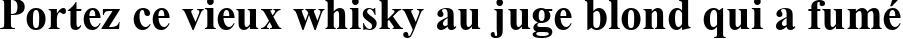 Пример написания шрифтом AngsanaUPC Bold текста на французском