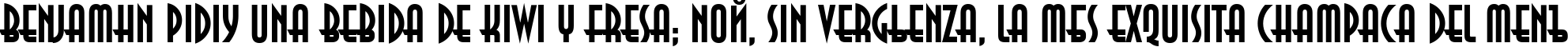 Пример написания шрифтом AnnaCTT Bold текста на испанском
