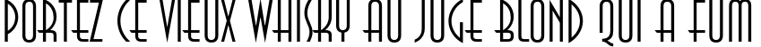 Пример написания шрифтом AnnaLightC текста на французском