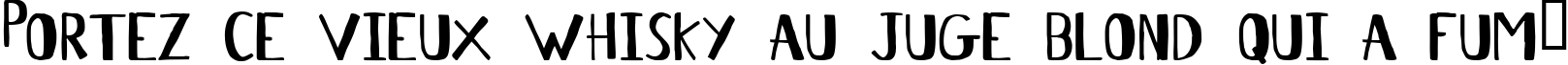 Пример написания шрифтом Antelope H текста на французском