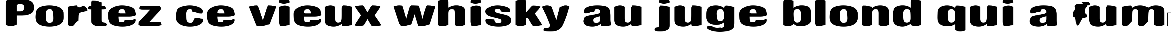 Пример написания шрифтом Antimony Funk текста на французском