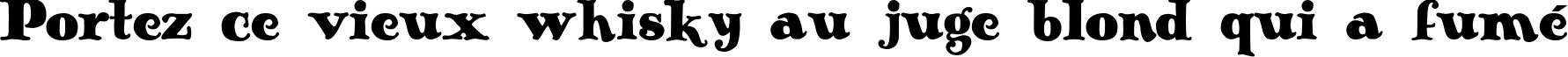 Пример написания шрифтом Antique No 14 Regular текста на французском