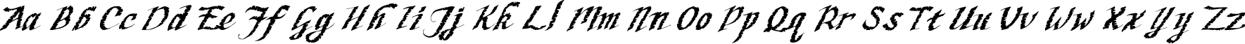 Пример написания английского алфавита шрифтом AppleSeed
