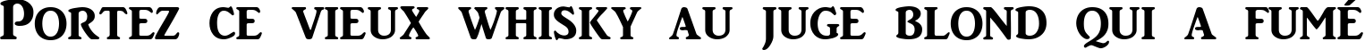 Пример написания шрифтом AR JULIAN текста на французском