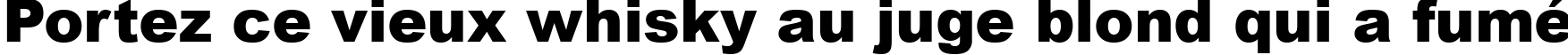 Пример написания шрифтом Arial Black текста на французском