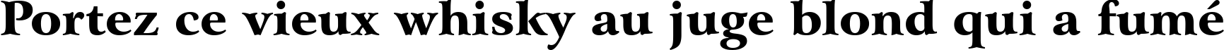 Пример написания шрифтом Bitstream Arrus Black BT текста на французском