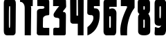 Пример написания цифр шрифтом Art-Nouveau 1895