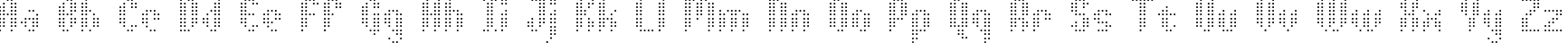 Пример написания английского алфавита шрифтом Asterix Light