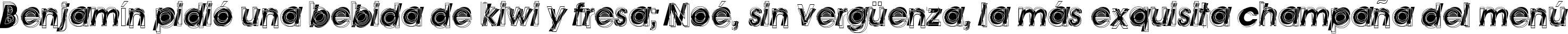 Пример написания шрифтом Astigma Regular текста на испанском