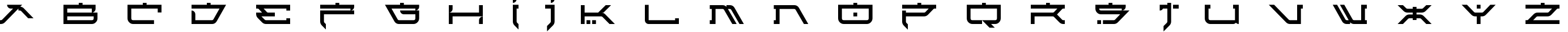 Пример написания английского алфавита шрифтом [.atari-kids.]