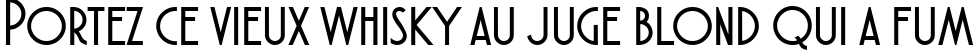 Пример написания шрифтом Atlantic Cruise текста на французском