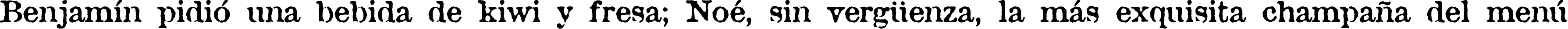 Пример написания шрифтом Attic Antique DemiBold текста на испанском