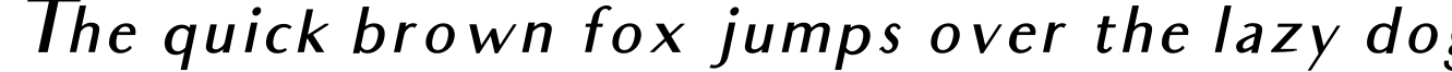 Пример написания шрифтом Medium Oblique текста на английском