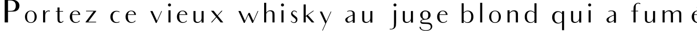Пример написания шрифтом Audrey Normal текста на французском