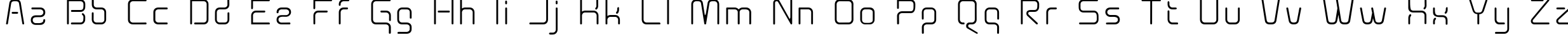 Пример написания английского алфавита шрифтом AunchantedXspace