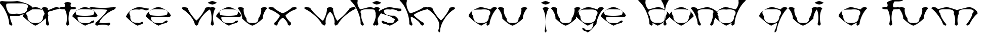 Пример написания шрифтом AwlScrawl текста на французском