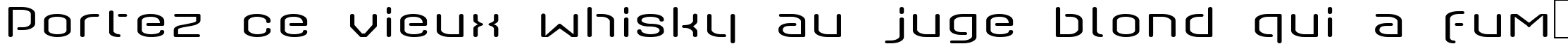 Пример написания шрифтом Axaxax light текста на французском