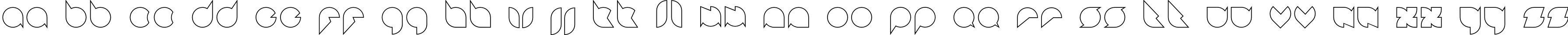 Пример написания английского алфавита шрифтом Badabing Regular