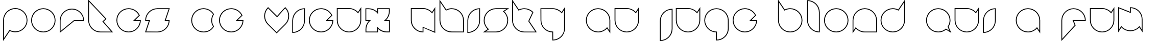 Пример написания шрифтом Badabing Regular текста на французском