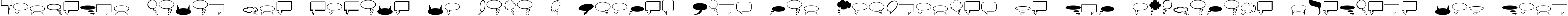 Пример написания шрифтом Balloons текста на испанском