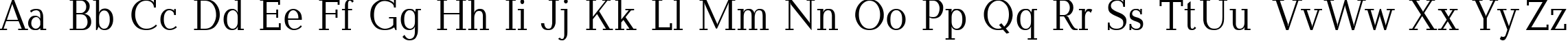 Пример написания английского алфавита шрифтом Baltica_85n
